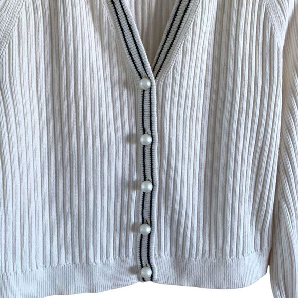 Talbots Pearl Button Cardigan Sweater - Picture 5 of 8